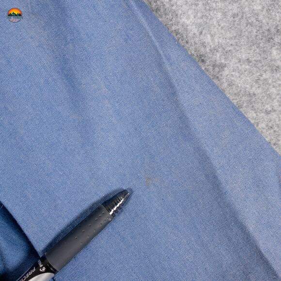 David Taylor Full-Zip Bomber Jacket Blue Long Sleeve Cottage Men's Size Large - Picture 14 of 15